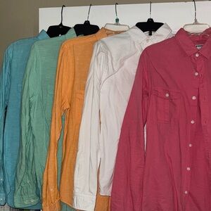 Colorful Button-Up Shirt Collection